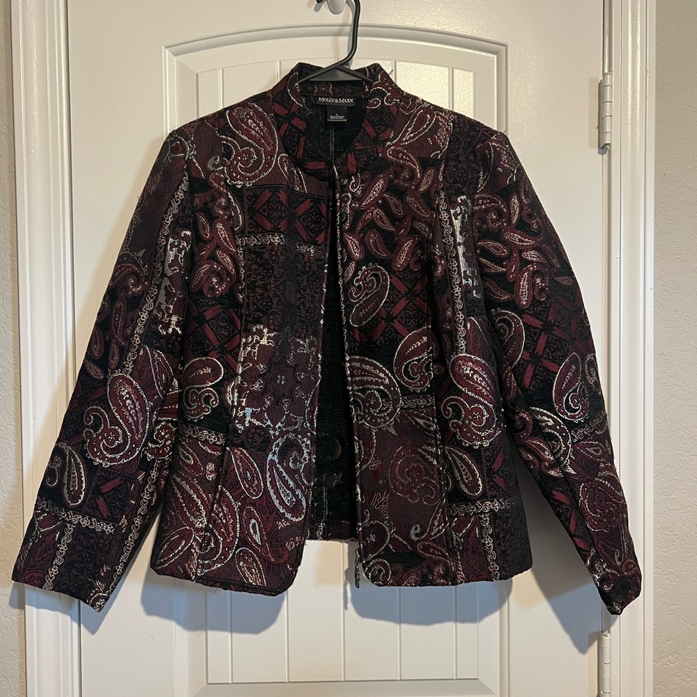 Molly and MAXX Paisley Tapestry Jacket